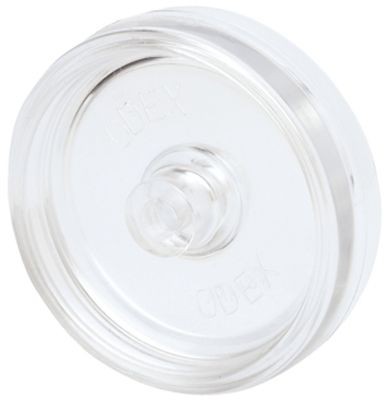 ALEX - RUEDA SLC62-10-27 POLICARBONATO TRANSPARENTE EJE LISO