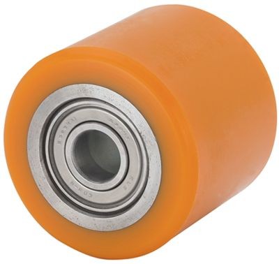 ALEX - RODILLO TRANSPALETA VNB85-25-90 NUCLEO HIERRO Y BANDA POLIUR.BOLAS