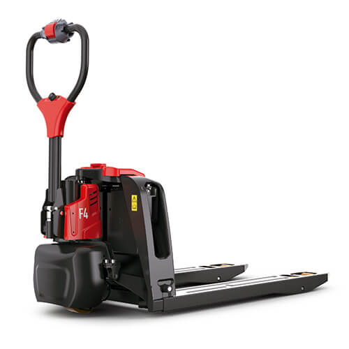 GAYNER - Transpaleta eléctrica TGE 1500 Kg con doble batería de litio y cargador