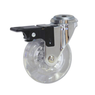 GAYNER - Rotante girt d.100 Plastico con freno GTG2 100 PUL2-FS