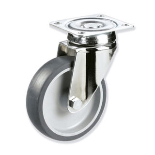 GAYNER - Rotante inox girt d.080 Caucho BIPG3 080 PCL3