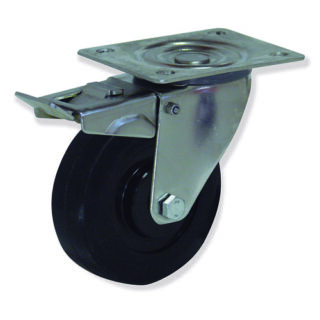 GAYNER - Rotante inox girt d.100 Termocaucho con freno MIPG4 100 TCT4-FD