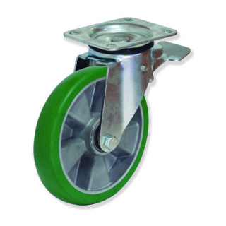 GAYNER - Rotante girt d.200 Poliuretano con freno MPG5 200 AEBB5-FD