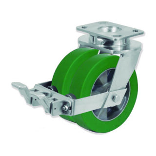 GAYNER - Rotante doble girt d.160 Poliuretano QDPG6 160 AEB5-FS