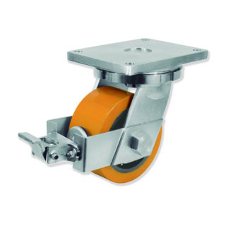 GAYNER - Rotante girt d.400 Poliuretano con freno UPG8 400 HPB8-FS