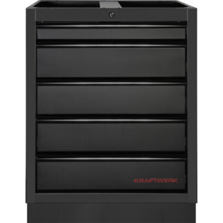 KRAFTWERK - MOBILIO cajonera, 5 cajones BLK