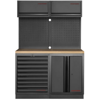 KRAFTWERK - MOBILIO BLK Mueble modular 2 elementos, Encimera Haya