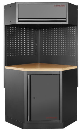 KRAFTWERK - MOBILIO BLK Mueble esquinero modular 1 elementos, Encimera Haya