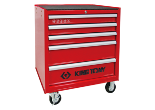 KING TONY - Carro taller 5 cajones "STRENGTH" 4 ruedas directivas