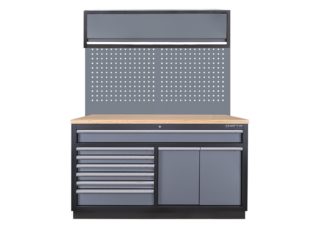 KING TONY - Mobiliario de taller individual - color gris