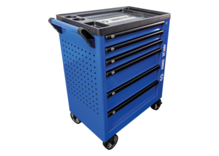 KING TONY - Carro taller 6 cajones  - Azul