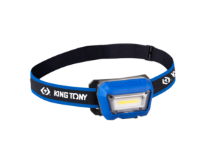 KING TONY - Linterna frontal recargable LED 3W