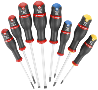 FACOM - FACOM Juego de 8 destornilladores - Hoja redonda