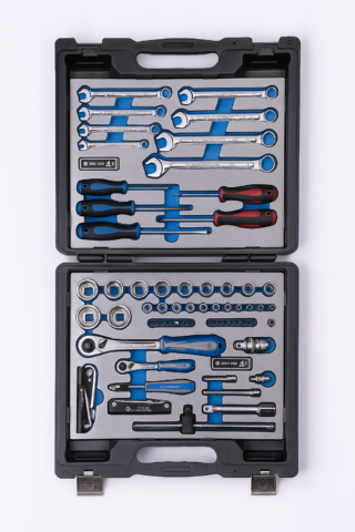 KING TONY - COFRE DE VASOS Y ACCESORIOS 1/4 Y 1/2 40 ANIVERSARIO