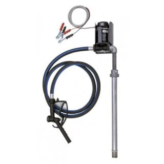 FAHERMA - Bomba trasvase gasoil a batería 12 v 35 l con accesorios
