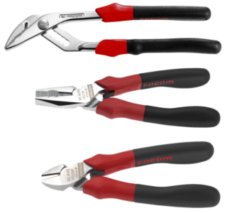 FACOM - FACOM Juego de 3 alicates - Multitoma -  Universal - Corte