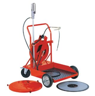 FAHERMA - Equipo neumático de engrase móvil con enrollador de 15 m para bid&