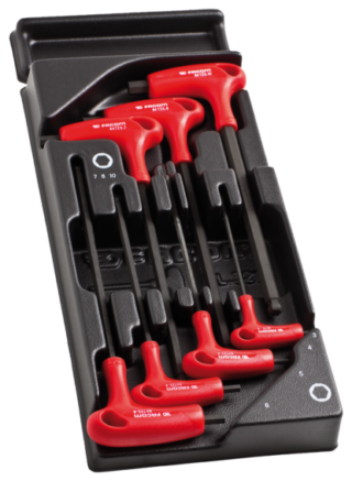 FACOM - FACOM 7 LLAVES MACHO HEX EN T