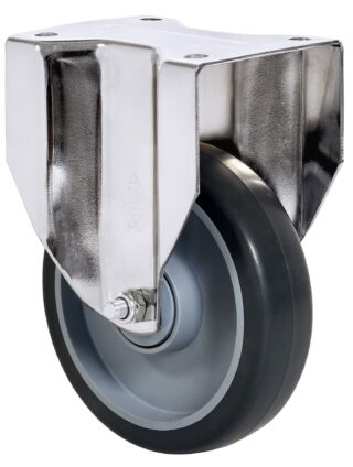 ALEX - RUEDA FIJA 17A150CP-PGAISB GOMA GRIS EJE BOLAS