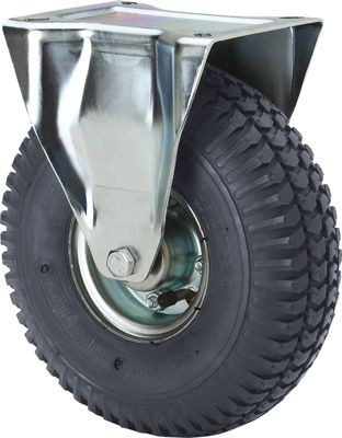 ALEX - RUEDA FIJA 17WL260-RITR METALICO-NEUMATICA EJE RODILLOS "4 LONAS"