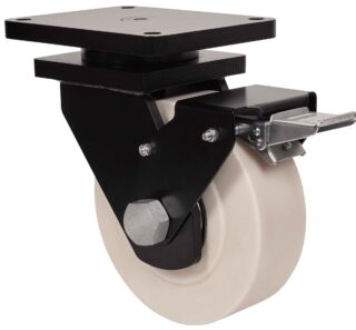 ALEX - RUEDA GIRATORIA.PLACA FRENO 10HLRFN300-NFB NYLON FUNDIDO EJE BOLAS