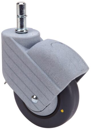 ALEX - RUEDA GIRATORIA.ESP.LISA M11x30 30HPC80CP-PGIC POLIAMIX-GOMA GRIS ANTIEST.LISO