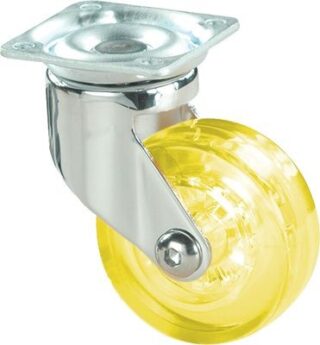 ALEX - RUEDA GIRATORIA d.75 M6 AMARILLO