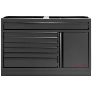KRAFTWERK - MOBILIO cajón 1360 mm 7 cajones 1 puerta BLK