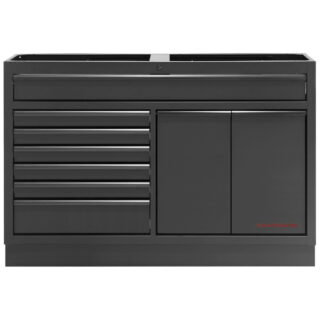 KRAFTWERK - MOBILIO cajón 1360 mm 7 cajones 2 puerta BLK