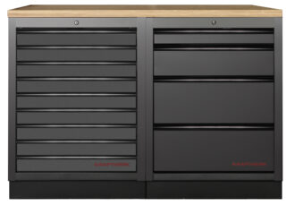 KRAFTWERK - MOBILIO BLK Mueble modular 2 elementos, Encimera Haya