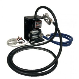 FAHERMA - Estación mural trasvase gasoil con bomba batería 12 v 80 l