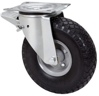 ALEX - RUEDA GIRATORIA.PLACA FRENO 10WLFN260-RIFB METALICO-IMPINCHABLE EJE BOLAS