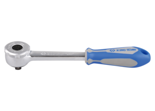 KING TONY - Carraca 1/4" cabeza redonda 72 Dientes