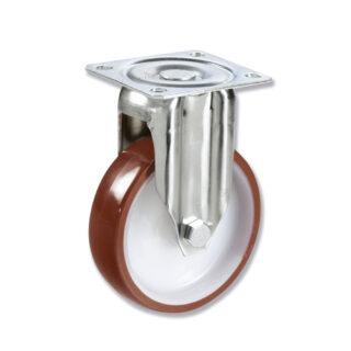 GAYNER - Rotante inox fijo d.063 Poliuretano BIPF3 063 NPL3
