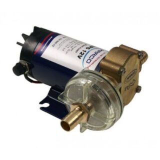 FAHERMA - Bomba trasvase de engranajes a batería 24 v, 15 l/min.