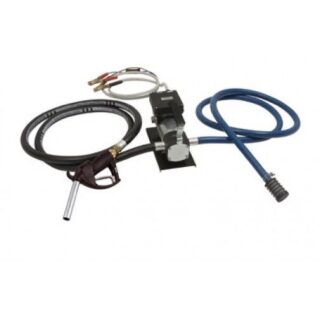 FAHERMA - Bomba para trasvase de aceite a batería 12 v con accesorios