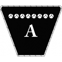 CORREAS - CORREA TRAPECIAL A-39 LONG.PRIMITIVA 1027