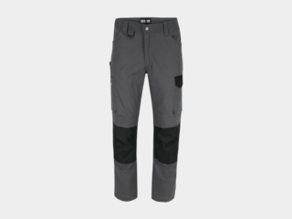 Herock - PANTALÓN DERO - 56 GRIS ANTRACITA/NEGRO  98% algodón - 2% elastano 275 g/m² - Tejido de refuerzo: 100% poliéster Oxford 600D Repelente al agua