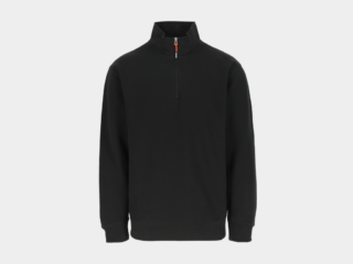 Herock - SUDADERA VIGOR - XXL NEGRO Jersey preencogido 80% algodón - 20% poliéster 280 g/m²
