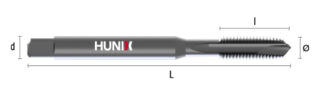 HEPYC - 2250-MACH. HSSE VAP DIN371/B HUNIX M10*150 6H