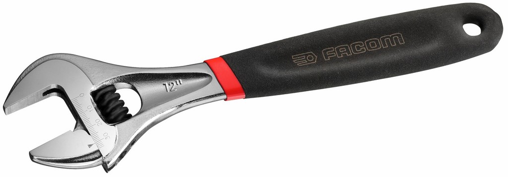 FACOM - FACOM LLAVE INGLES CROMADA CON VAINA 12P
