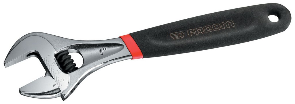 FACOM - FACOM LLAVE INGLESA CROMADA CON VAINA 6P