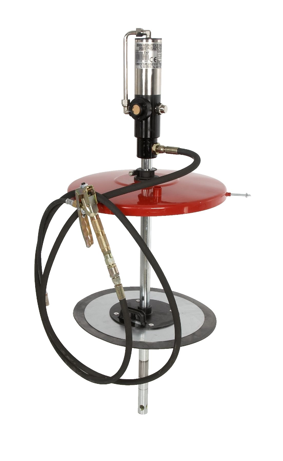 FAHERMA - Equipo neumático de engrase fijo para bidón de 25 kg