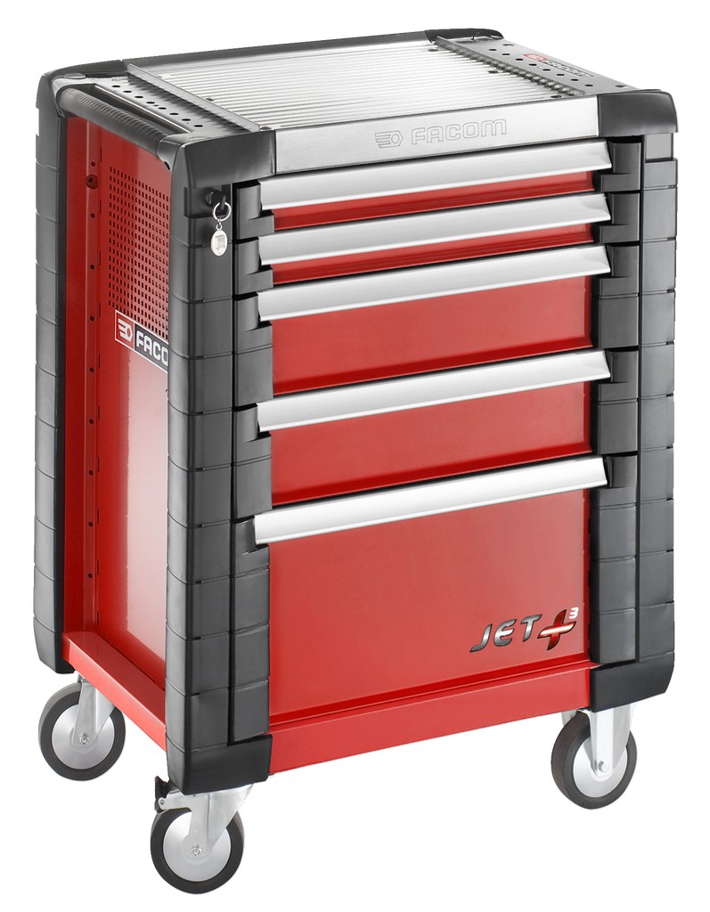 FACOM - CARRO JETM3 - 5 CAJONES - ROJO FACOM