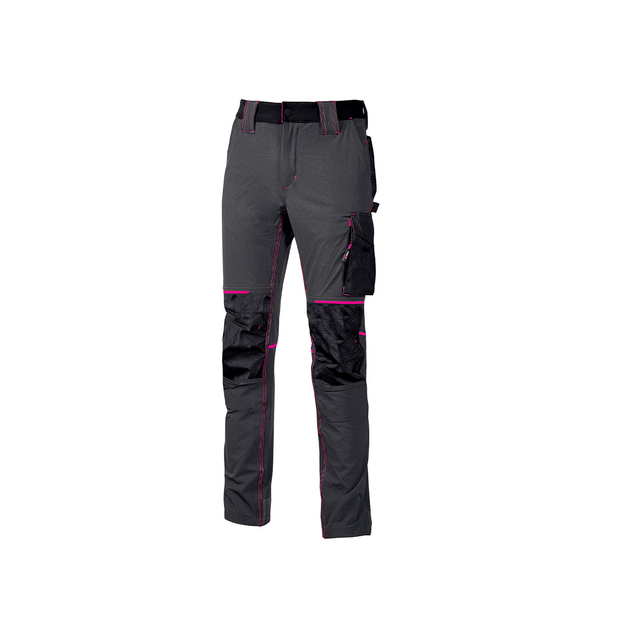 U-POWER - PANTALON U-POWER ATOM LADY Grey Fucsia T-4XL