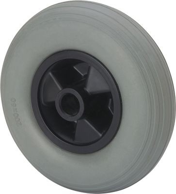 ALEX - RUEDA IMPINCHABLE GRIS EP200-20-60 NUCLEO POLIP.EJE LISO
