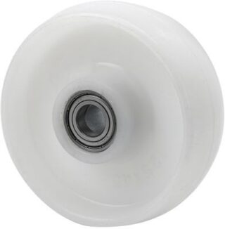 ALEX - RUEDA TN80-12-41 NYLON BLANCO EJE LISO