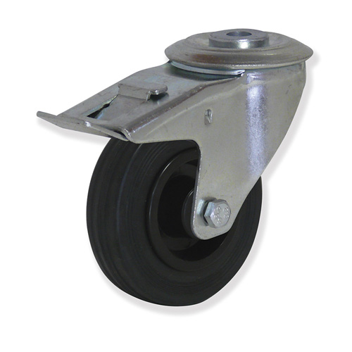 GAYNER - Rotante girt d.080 Goma con freno MTG4 080 PGL4-FD