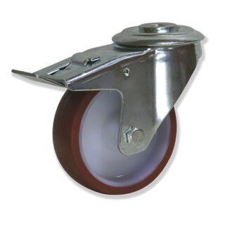 GAYNER - Rotante girt d.150 Poliuretano con freno MTG4 150 NPL5-FD