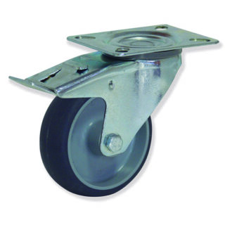 GAYNER - Rotante girt d.080 Caucho con freno MPG4 080 PCL4-FD